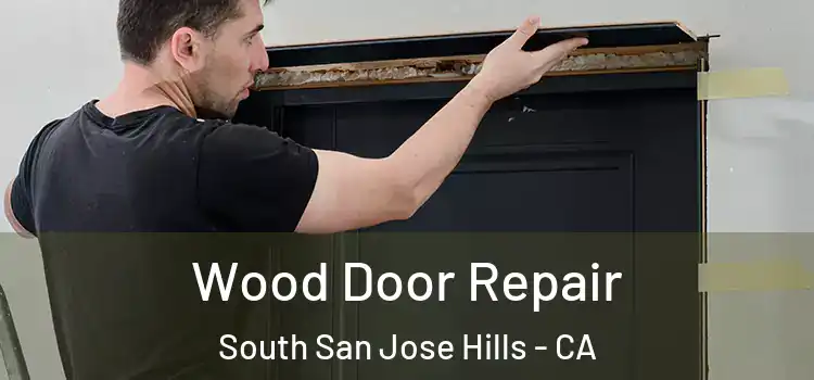 Wood Door Repair South San Jose Hills - CA